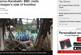 BBC journalists visit Azerbaijan`s frontline areas damaged by Armenian troops - VIDEO